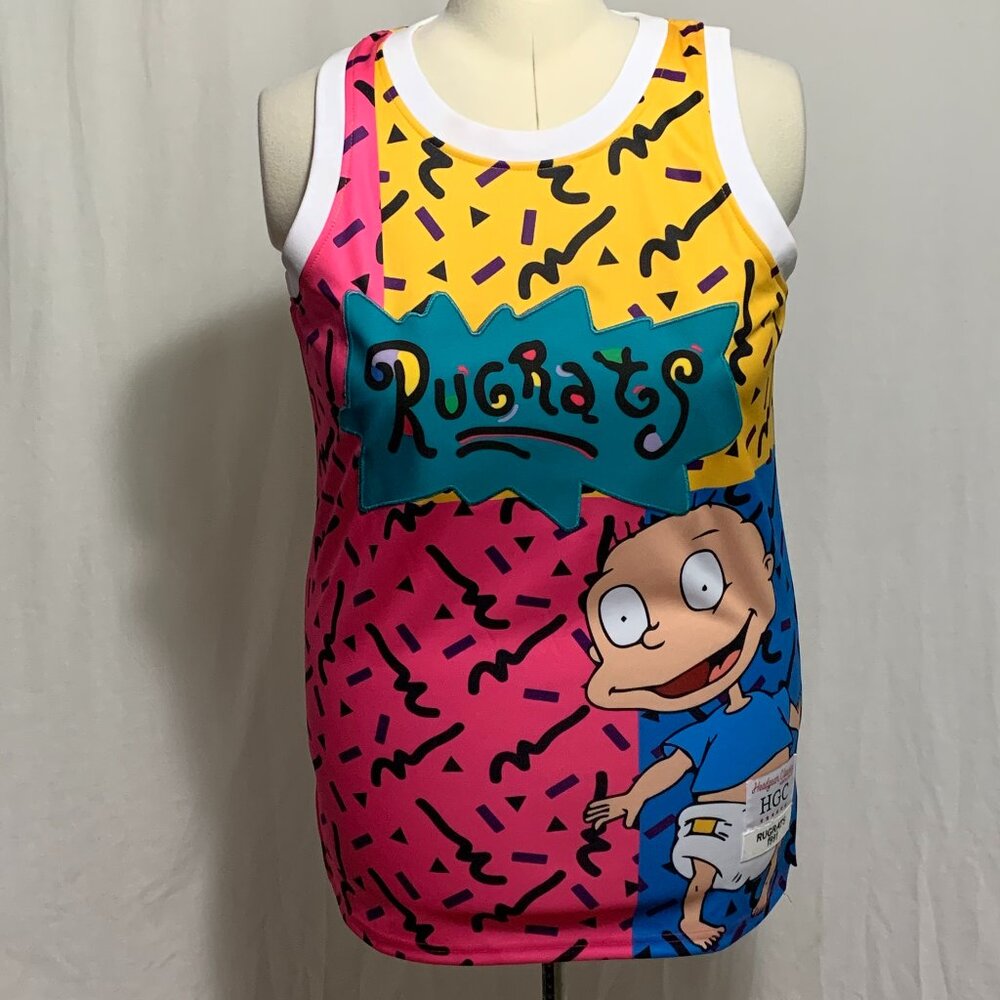 Headgear Classics Basketball Jersey Nickelodeon Rugrats Tommy Pickles Mens L